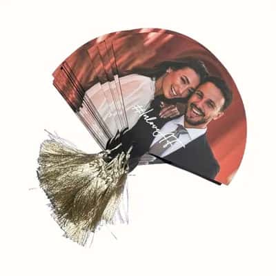 Photo-Print Wedding Fan