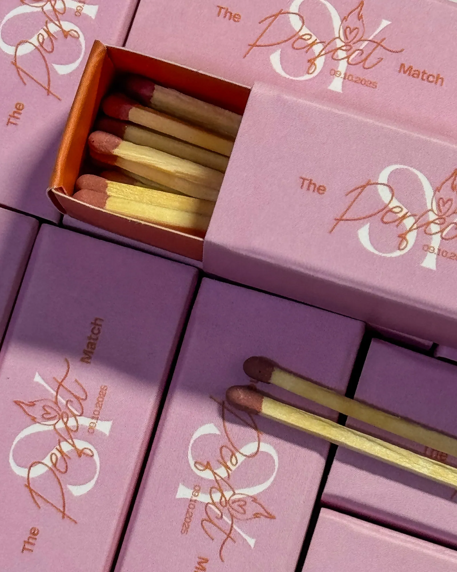 The Perfect Match — Favour Boxes